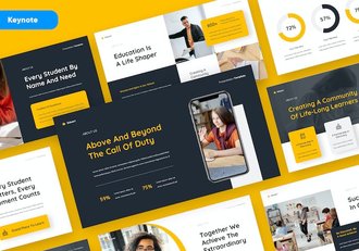 教育课程讲述展示方案Keynote模板 - 顶尖PPT