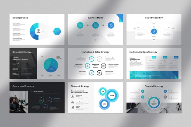 企业商务战略规划设计PPT模板 - 顶尖PPT