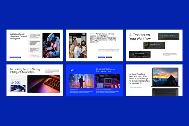 AI人工智能发展技术PPT模板 - 顶尖PPT