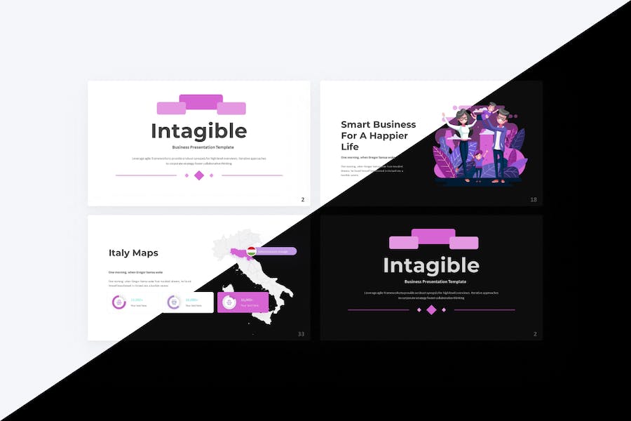 商业合作团队会议展示PPT模板 - 顶尖PPT