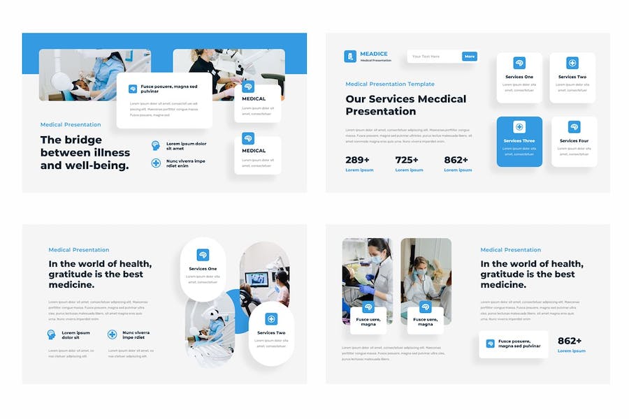 医疗健康诊所医院服务PPT模板 - 顶尖PPT