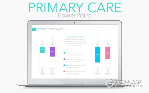 极简医院医生医疗行业PPT模板 - 顶尖PPT