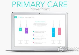 极简医院医生医疗行业PPT模板 - 顶尖PPT