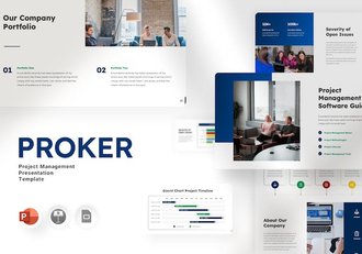 项目管理流程规划执行PPT模板 - 顶尖PPT