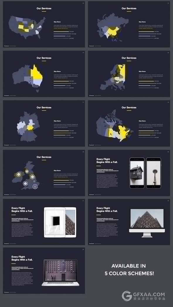 简约时尚图片产品展示keynote模板 - 顶尖PPT