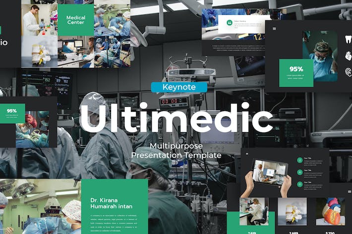 医学手术治疗keynote模板 - 顶尖PPT