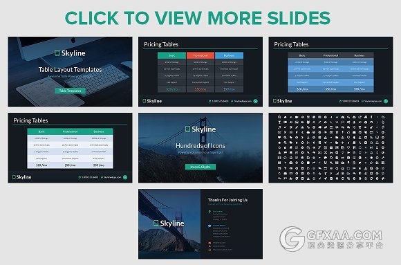 50公司汇报市场分析通用PPT模板 - 顶尖PPT