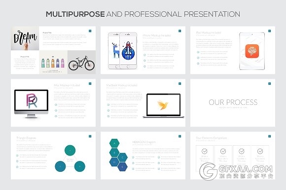 极简商务清晰文艺通用PPT模板 - 顶尖PPT
