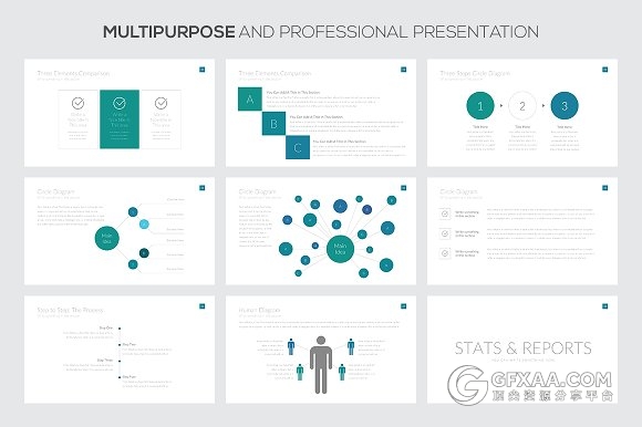极简商务清晰文艺通用PPT模板 - 顶尖PPT