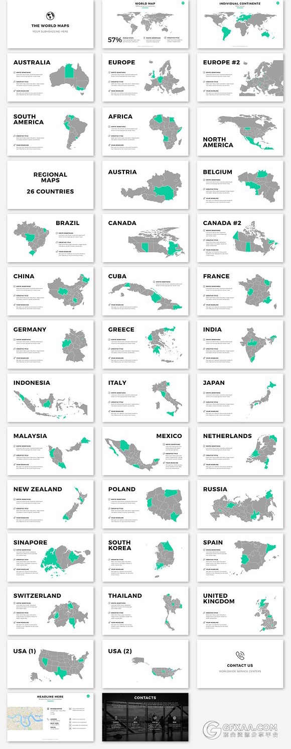 200多页简约文艺艺术商务keynote模板 - 顶尖PPT