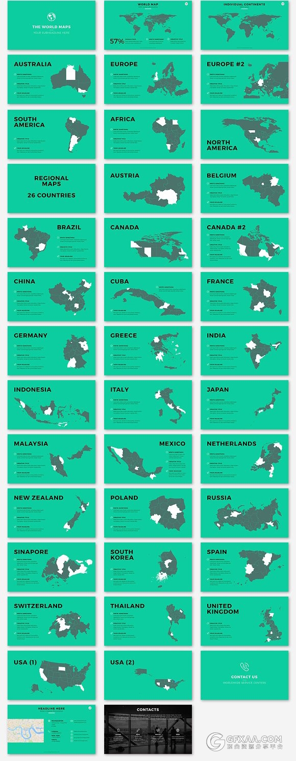 200多页简约文艺艺术商务keynote模板 - 顶尖PPT