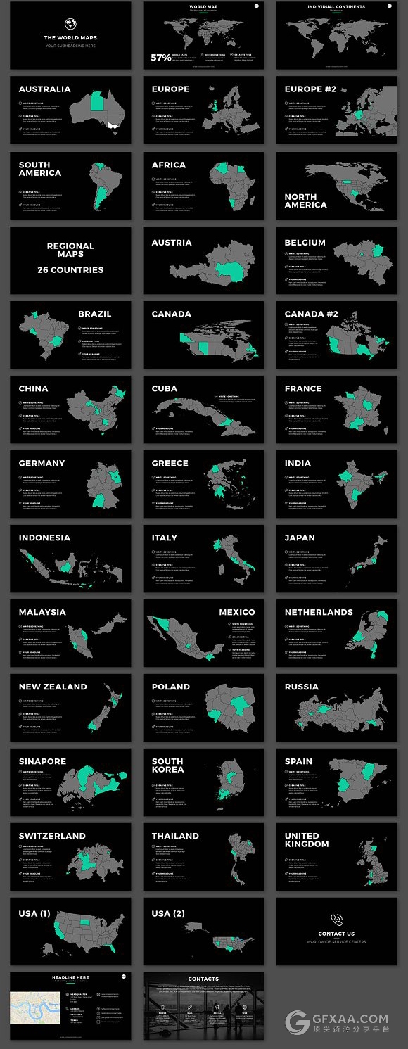 200多页简约文艺艺术商务keynote模板 - 顶尖PPT
