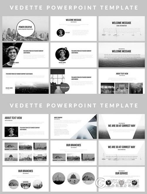 118页白底极简风格PPT多用途模板 - 顶尖PPT