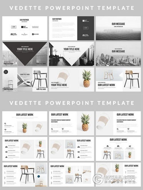 118页白底极简风格PPT多用途模板 - 顶尖PPT