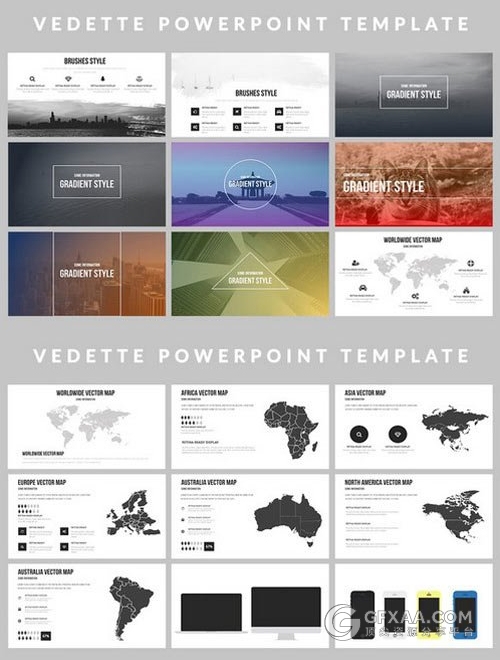118页白底极简风格PPT多用途模板 - 顶尖PPT