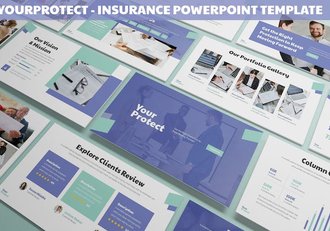蓝绿色企业合作商业计划年计划总结汇报通用PPT模板 - 顶尖PPT