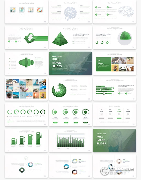 65页精美设计商务多用途PPT模板8种配色主题 - 顶尖PPT