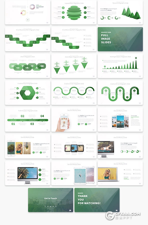 65页精美设计商务多用途PPT模板8种配色主题 - 顶尖PPT