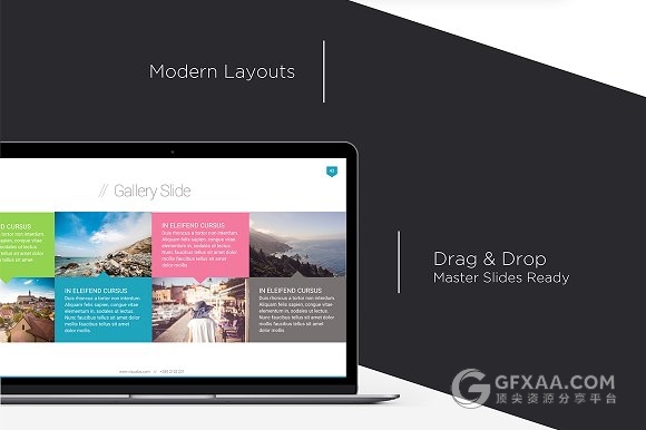 50页唯美多色系文艺PPT模板 - 顶尖PPT