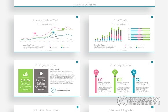 50页唯美多色系文艺PPT模板 - 顶尖PPT
