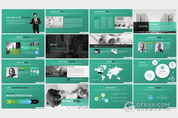 20个pptx文件125页商务演示PPT模板 - 顶尖PPT