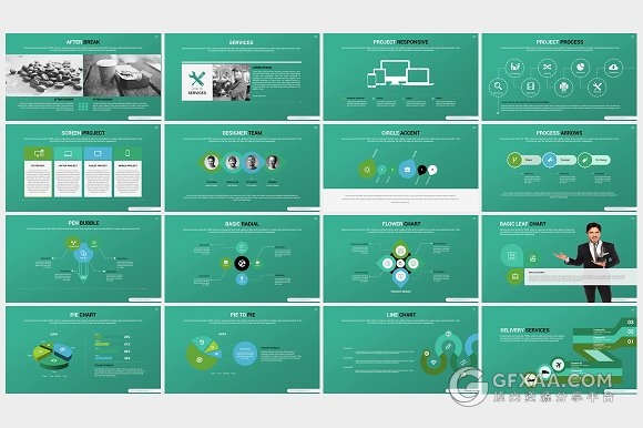 20个pptx文件125页商务演示PPT模板 - 顶尖PPT