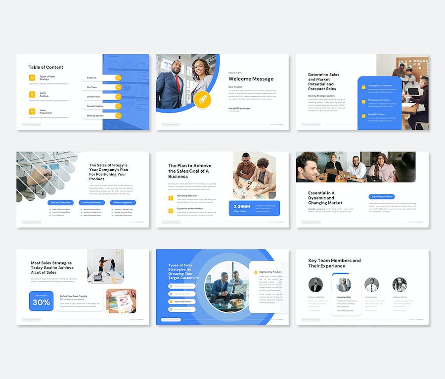 公司团队介绍PPT模板 - 顶尖PPT