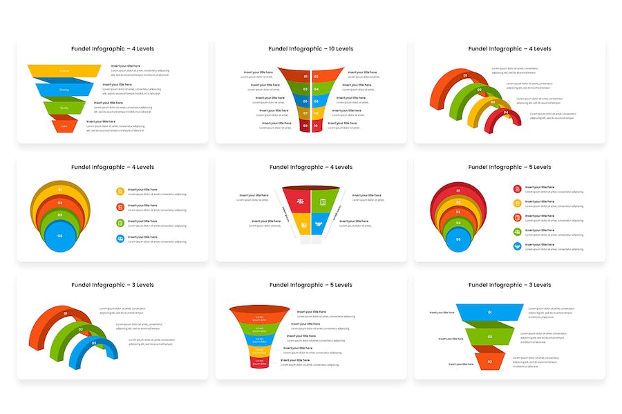 信息图表展示数据分析Keynote模板 - 顶尖PPT