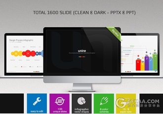 100页商务数据统计报告PPT模板 - 顶尖PPT