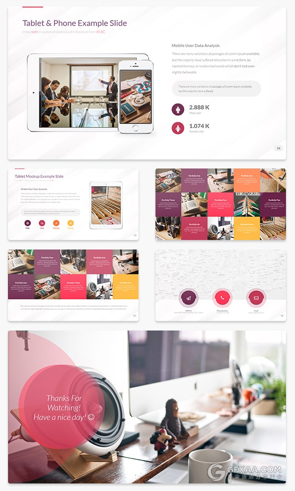 160页超精美图形图表设计通用PPT模板 - 顶尖PPT