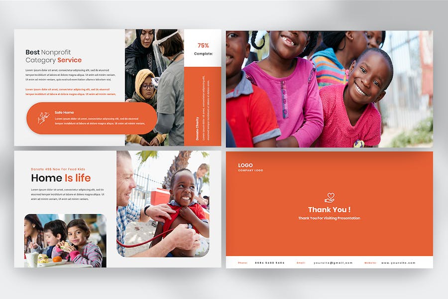 慈善公益活动PPT模板 - 顶尖PPT