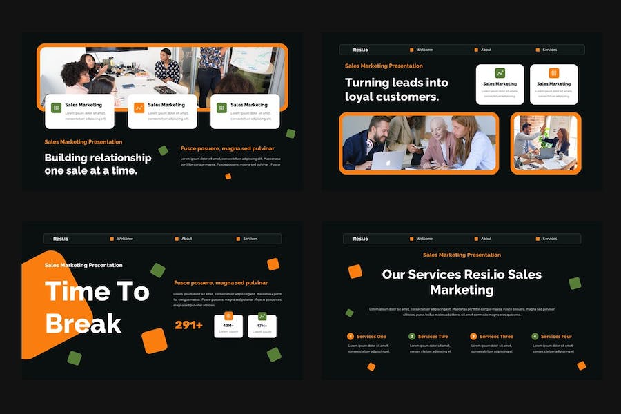 销售市场讲述展示推介方案PPT模板 - 顶尖PPT