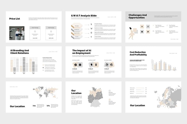 AI技术发展PPT模板 - 顶尖PPT