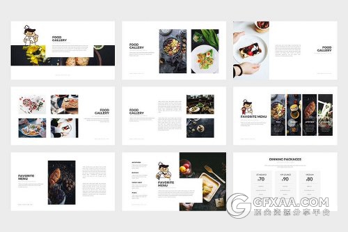 餐饮烹饪美食介绍展示多用途PPT模板 - 顶尖PPT