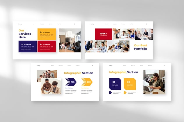 校园教育学院主题keynote模板 - 顶尖PPT