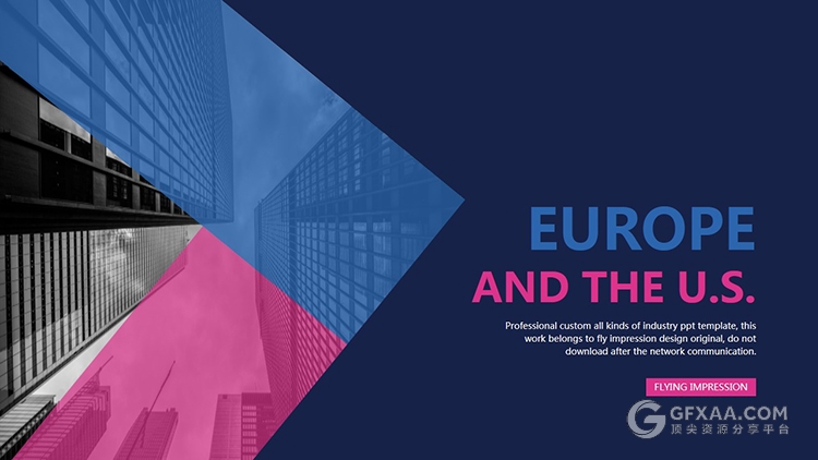 欧美风极简商务精品ppt模板 - 顶尖PPT