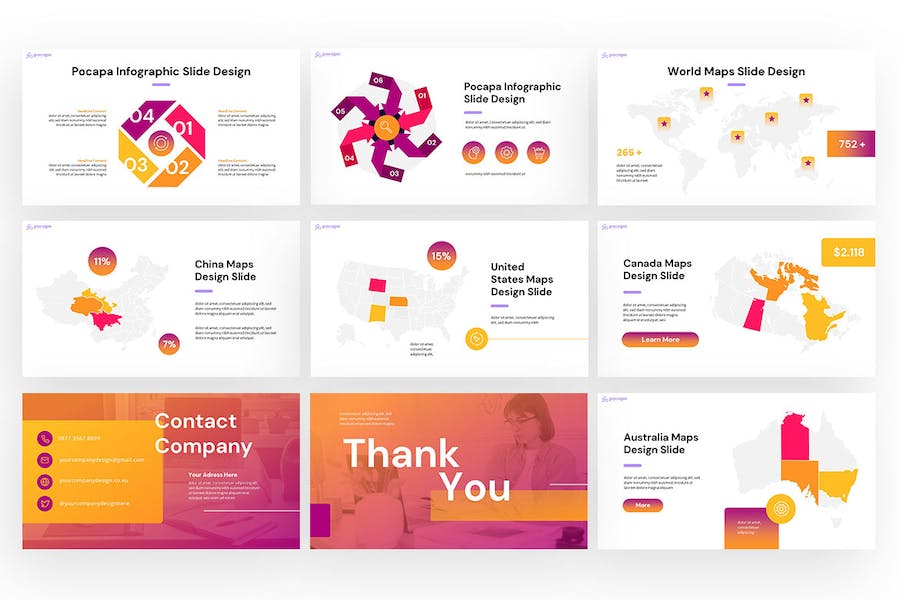 创意设计风格展示PPT模板 - 顶尖PPT