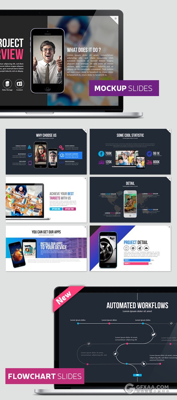 77页精美创意多色彩PPT通用模板 - 顶尖PPT