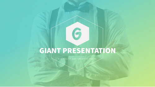 极简创意线条图形多用途PPT模板 - 顶尖PPT