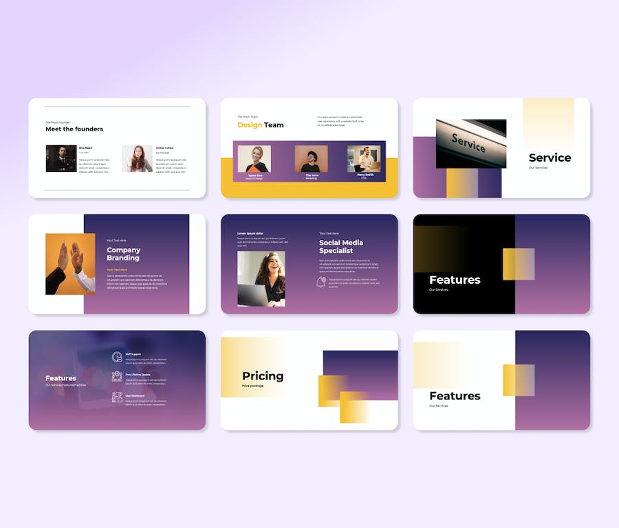 国外创投公司融资路演PPT模板 - 顶尖PPT