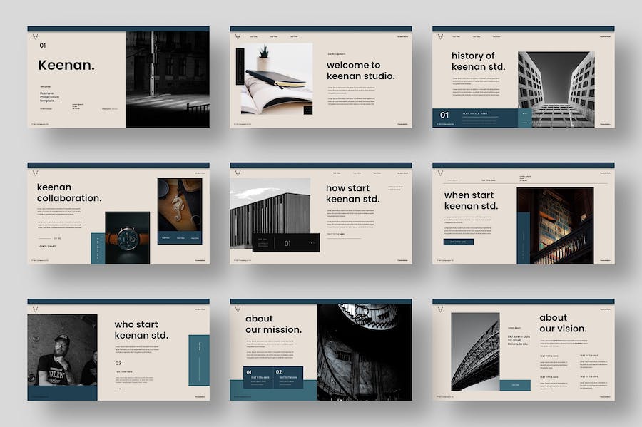 国外商务商业工作计划总结团队介绍PPT模板 - 顶尖PPT