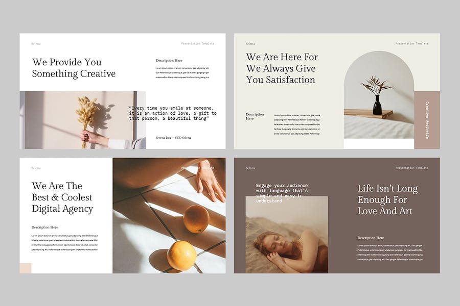 美学艺术创意设计作品集展示PPT模板 - 顶尖PPT