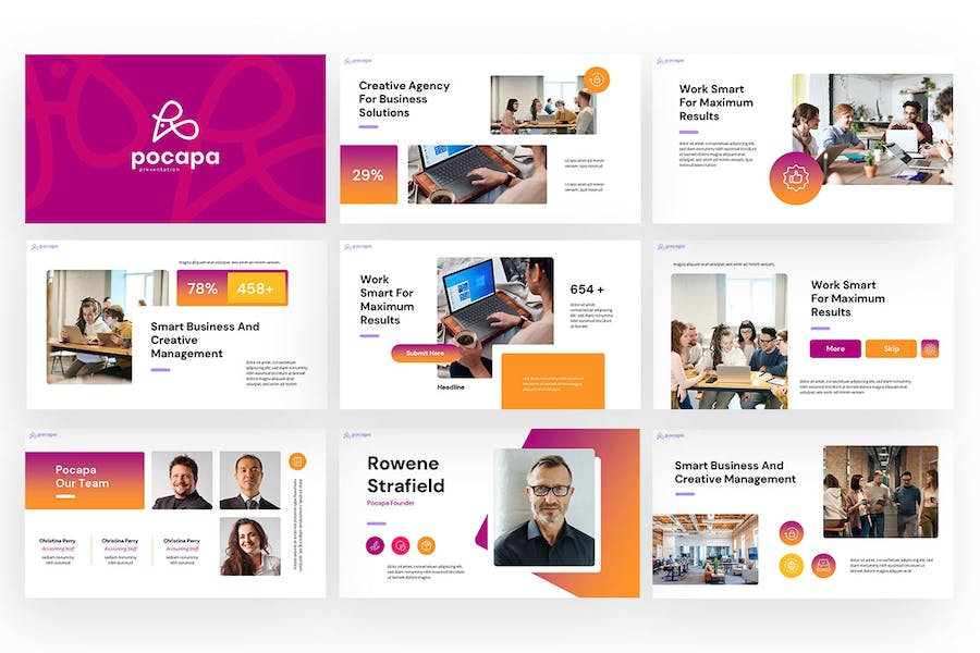 创意设计风格展示PPT模板 - 顶尖PPT