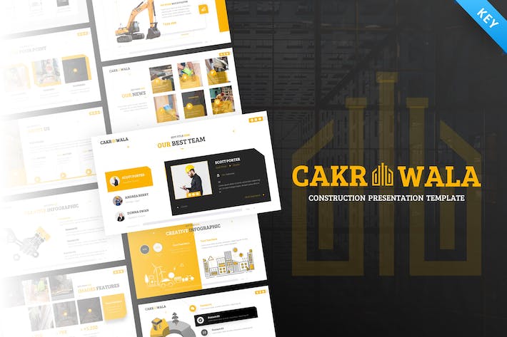 建筑公司项目规划实力展示keynote模板 - 顶尖PPT