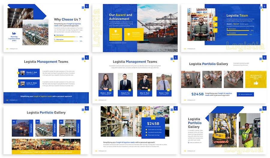 物流相关的汇报方案展示keynote模板 - 顶尖PPT