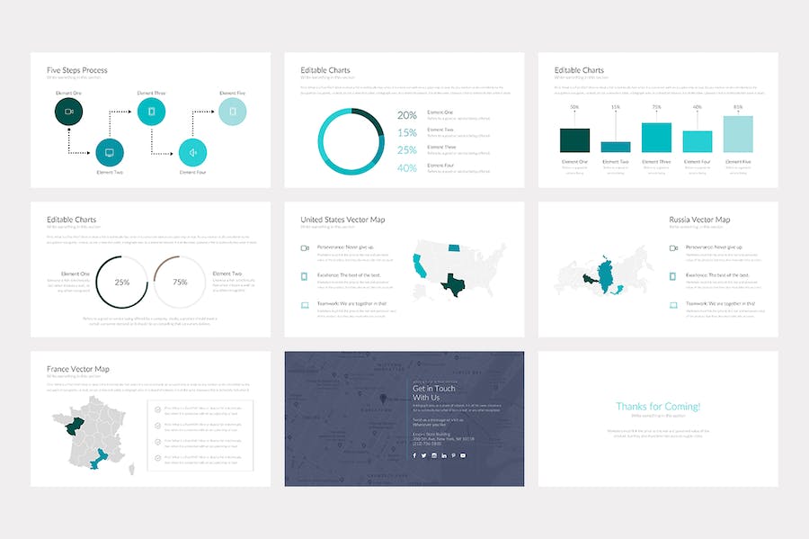 简约大气商业计划企业合作年计划总结通用PPT模板 - 顶尖PPT