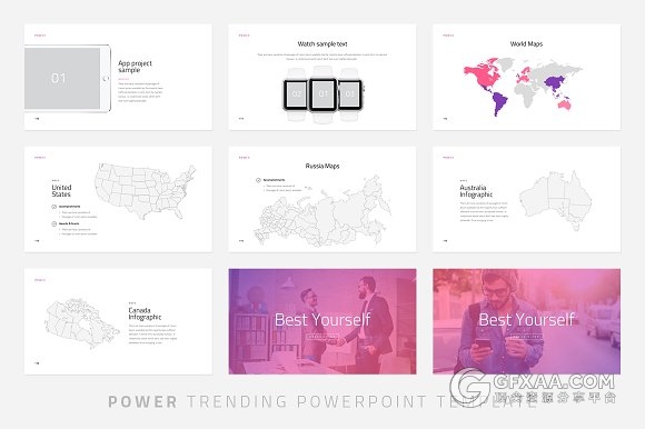 120页极简艺术唯美风格PPT模板 - 顶尖PPT