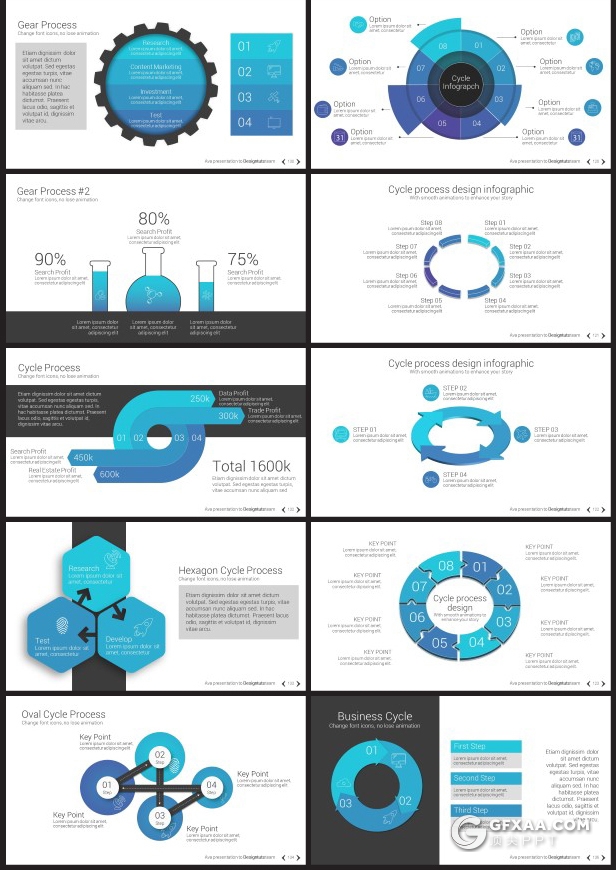 596页国外大型商务动画PPT模板企业团队介绍工作计划总结商务信息图形设计高端通用PPT模板16:9,4:3尺寸 - 顶尖PPT
