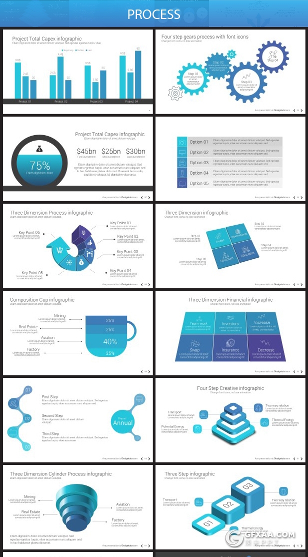 596页国外大型商务动画PPT模板企业团队介绍工作计划总结商务信息图形设计高端通用PPT模板16:9,4:3尺寸 - 顶尖PPT