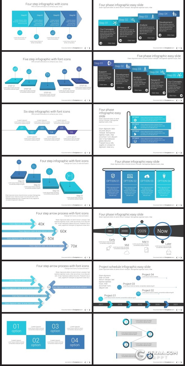 596页国外大型商务动画PPT模板企业团队介绍工作计划总结商务信息图形设计高端通用PPT模板16:9,4:3尺寸 - 顶尖PPT